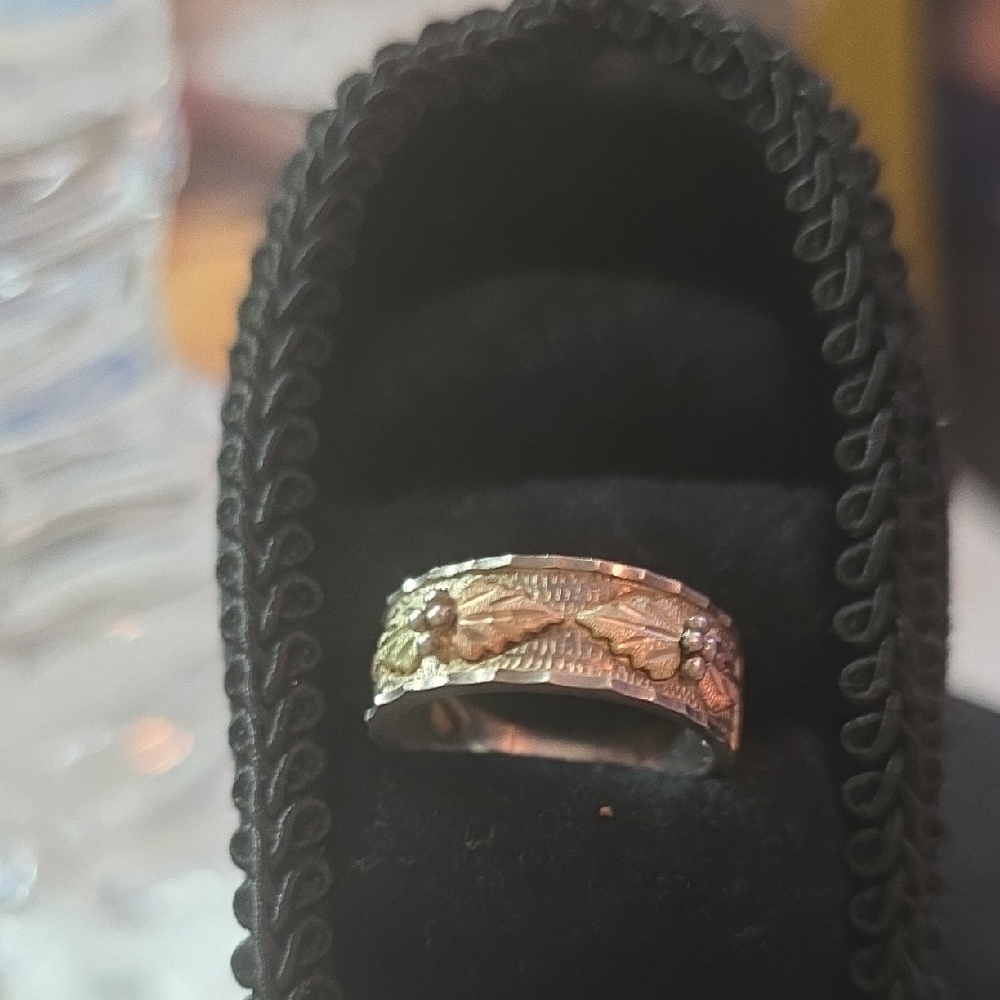 Gold and Silver Men's Ring